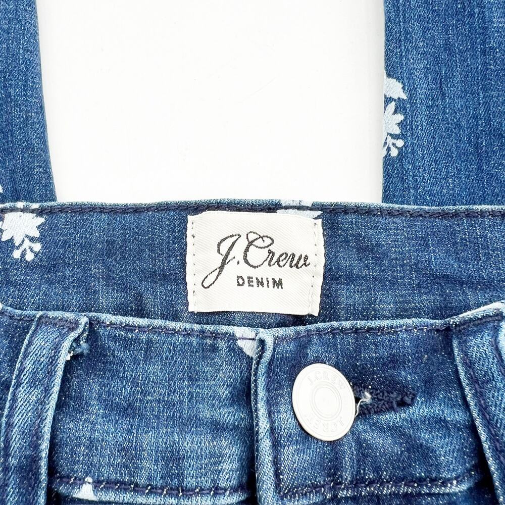 J. Crew 9" High-Rise Toothpick Jean in Block Print‎ 28 - Picture 5 of 8